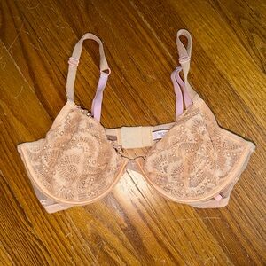 Victoria's Secret Lace Bra in Warm Tan